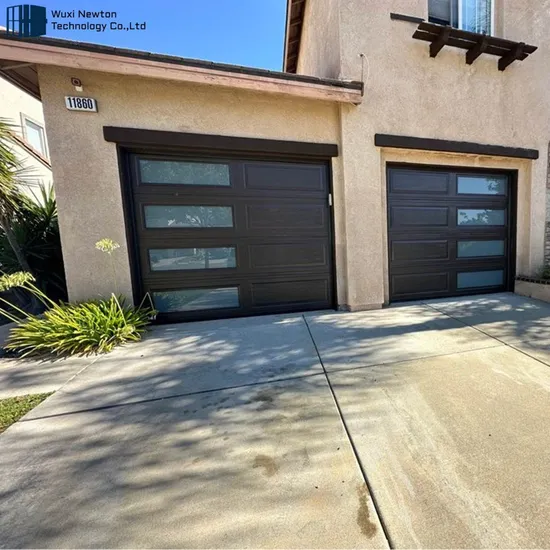 Venda direta da fábrica design moderno melhor preço controle remoto automático seccional porta de garagem com motor